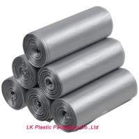 custom plastic garbage bag on roll/garbage bin liner/trash can liner